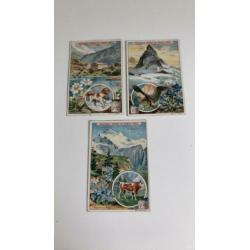 Liebig. Matterhorn, Jungfrau, le grand St. Bernard