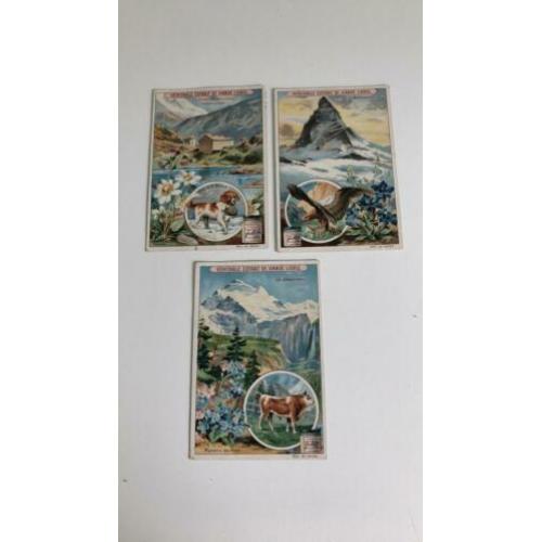 Liebig. Matterhorn, Jungfrau, le grand St. Bernard