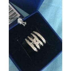 Swarovski ring zilver maat 50