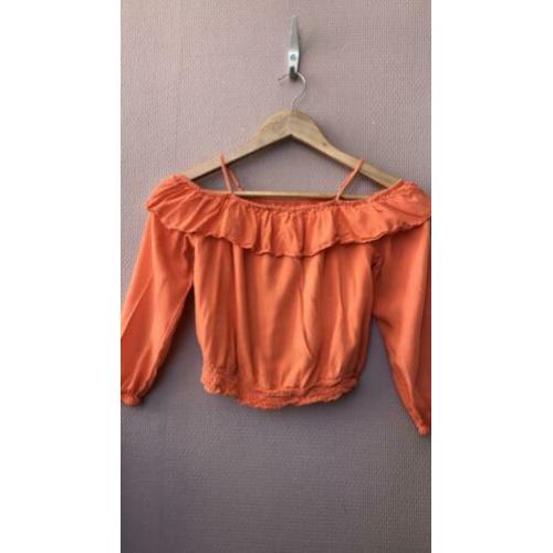 Off shoulder top katoen 146 152