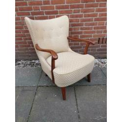 Vintage Fauteuil Theo Ruth Artifort 50s, Design Stoel