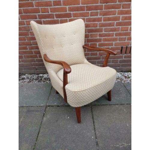Vintage Fauteuil Theo Ruth Artifort 50s, Design Stoel