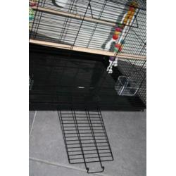 nieuwe vogelkooi / grasparkiet valkparkiet kanarie tropen !