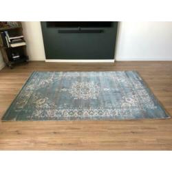 Vloerkleed grijs / blauw 160 x 230 cm nieuw!