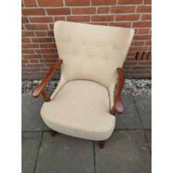 Vintage Fauteuil Theo Ruth Artifort 50s, Design Stoel