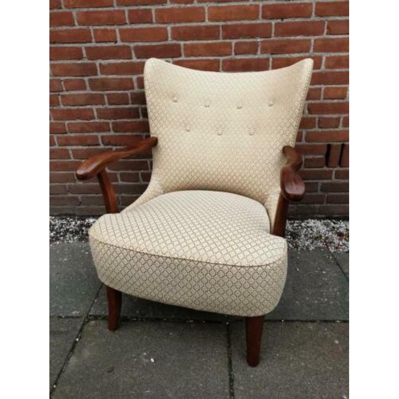Vintage Fauteuil Theo Ruth Artifort 50s, Design Stoel