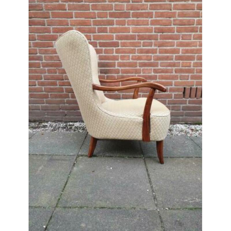 Vintage Fauteuil Theo Ruth Artifort 50s, Design Stoel