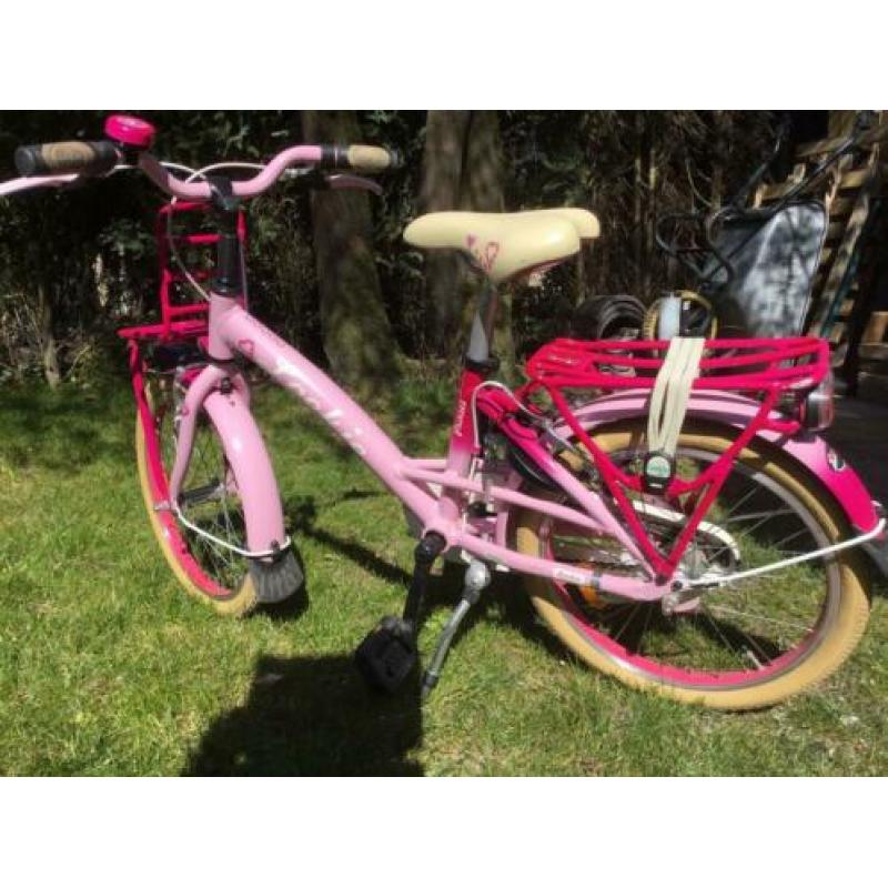 Loekie meisjesfiets 18 inch