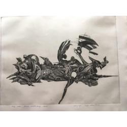 Litho's van Aat Verhoog en Hannes Postma, aquatinten van Ro