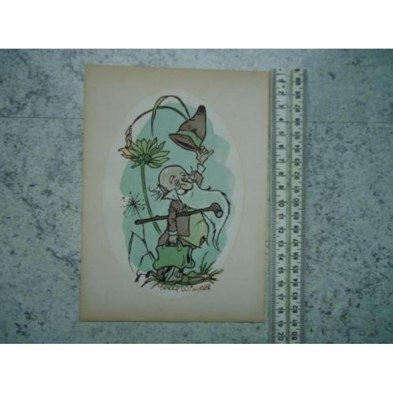 Walt Disney Org. Vintage pentekening van Jerry Willers