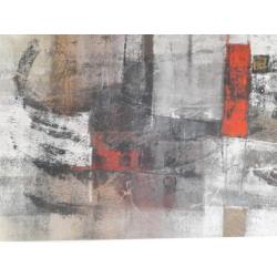 Abstract schilderij op doek van Suwitra