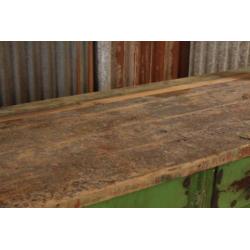 Industrieel retro vintage werkbank/dressoir/toonbank nr.8010