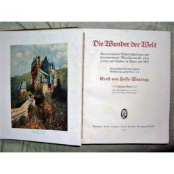 Antieke Boeken Die Wunder der Welt I en II Hesse Wartegg