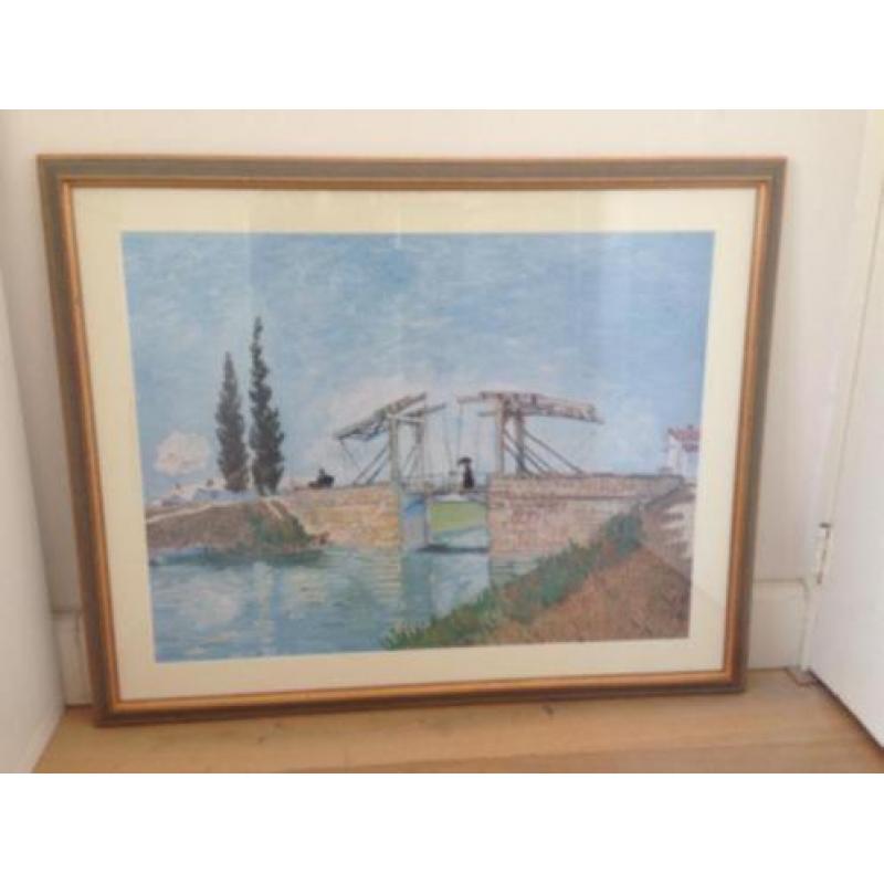 Grote repro schilderij Vincent van Gogh in prachtige lijst