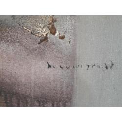 Abstract schilderij op doek van Suwitra