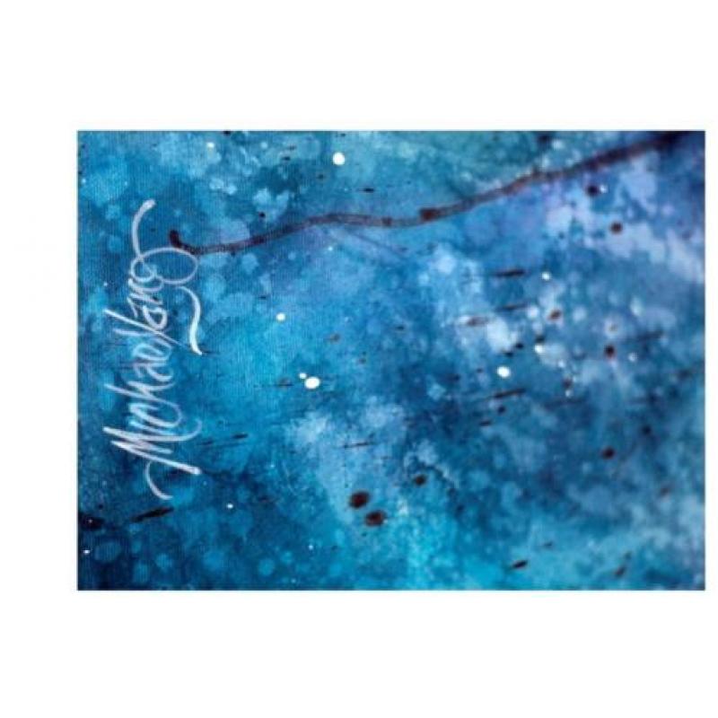 " Abstract Design " Origineel Acryl 3 luik van Michael Lang