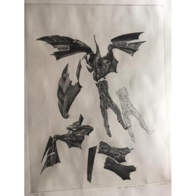 Litho's van Aat Verhoog en Hannes Postma, aquatinten van Ro