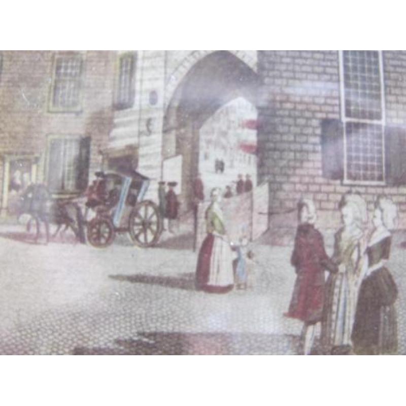 historischer prent Zutphen afm. 31x26 cm