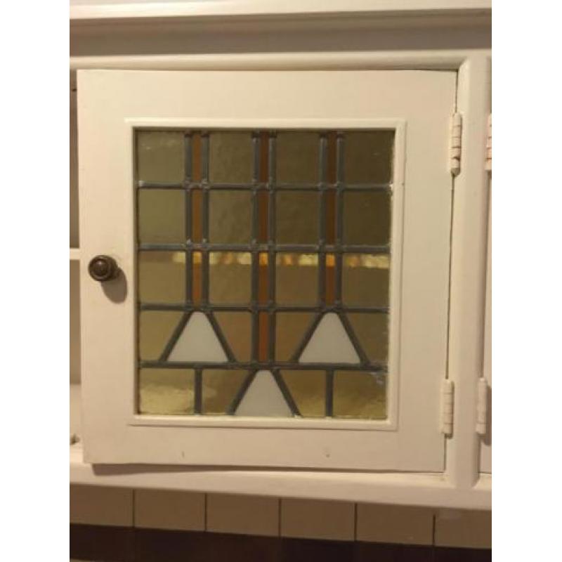 Set van 2 Glas-in-lood deuren