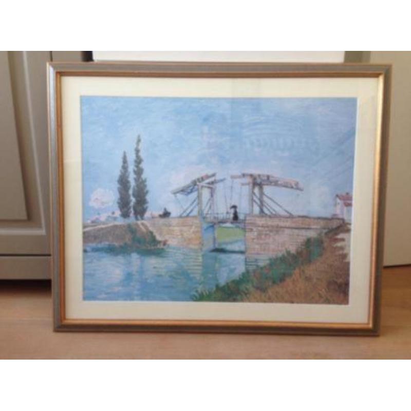Grote repro schilderij Vincent van Gogh in prachtige lijst