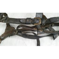 Antiek paardentuig met bit paard tuig
