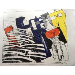 Litho's van Aat Verhoog en Hannes Postma, aquatinten van Ro
