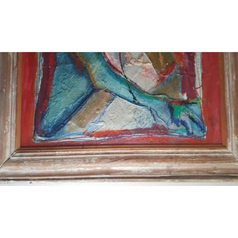 Groot Kunstwerk van Leo Bos 1200 x1460 lijst dakgoot