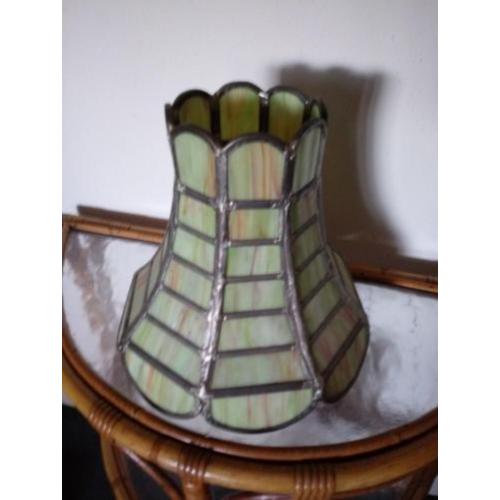 Antieke Glas In Lood Lampenkap