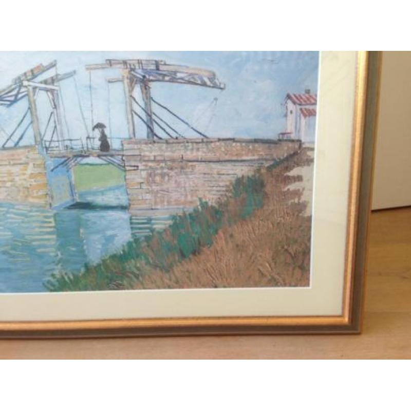 Grote repro schilderij Vincent van Gogh in prachtige lijst