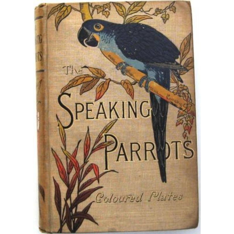 The Speaking Parrots [1884] Karl Russ Zeldzame bandtekening