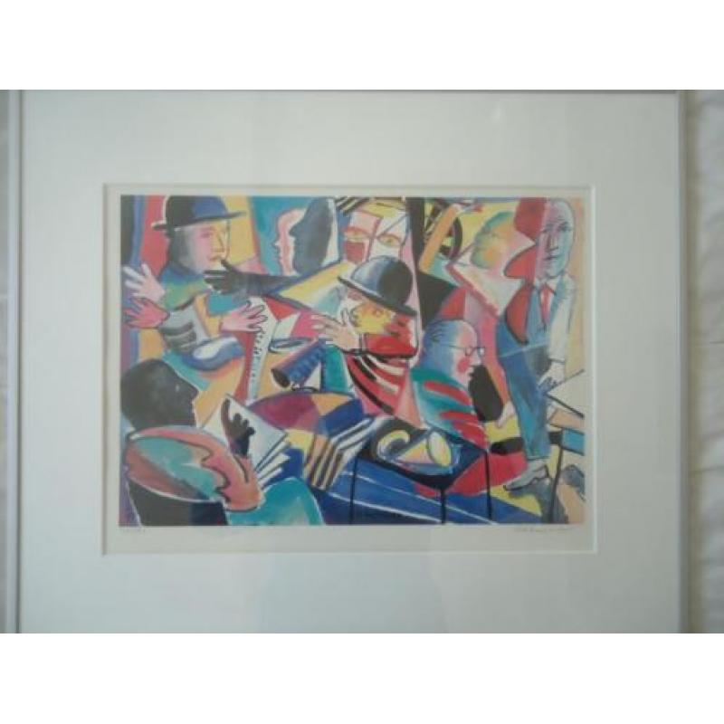 Zeefdruk Hakkaart 1995