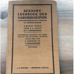 Uit 1937: Beknopt leerboek der Aardrijkskunde