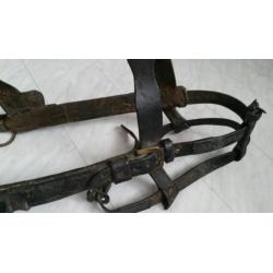 Antiek paardentuig met bit paard tuig