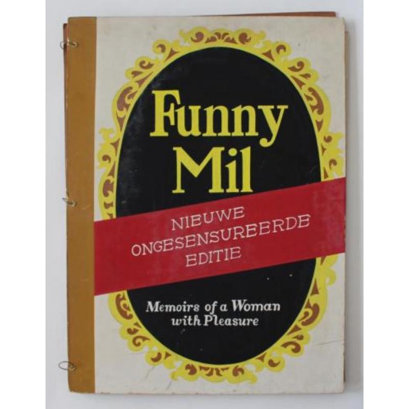 map met getekende cartoons - 'Funny Mill'