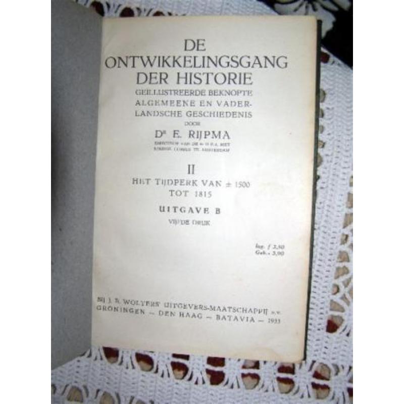 de ontwikkelings gang der historie nr 2 (1933) en 3(1935)