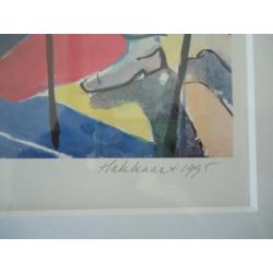 Zeefdruk Hakkaart 1995