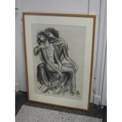 Edmund Bellefroid / houtskooltekening