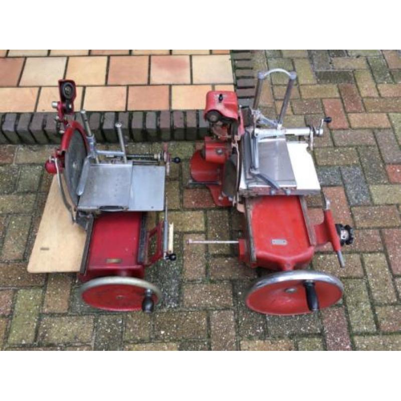 GEVRAAGD oude berkel SNIJMACHINE vleessnijmachine WEEGSCHAAL