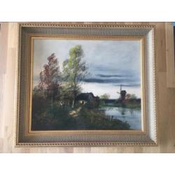 Olieverfschilderij paysages dans Le gout Barbizon