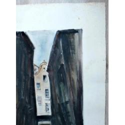Jacques Mels - Aquarel: Amsterdam