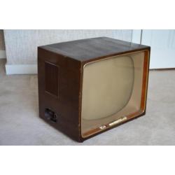Retro Vintage TV Grundig Zauberspiegel Type 53T10 Oude TV