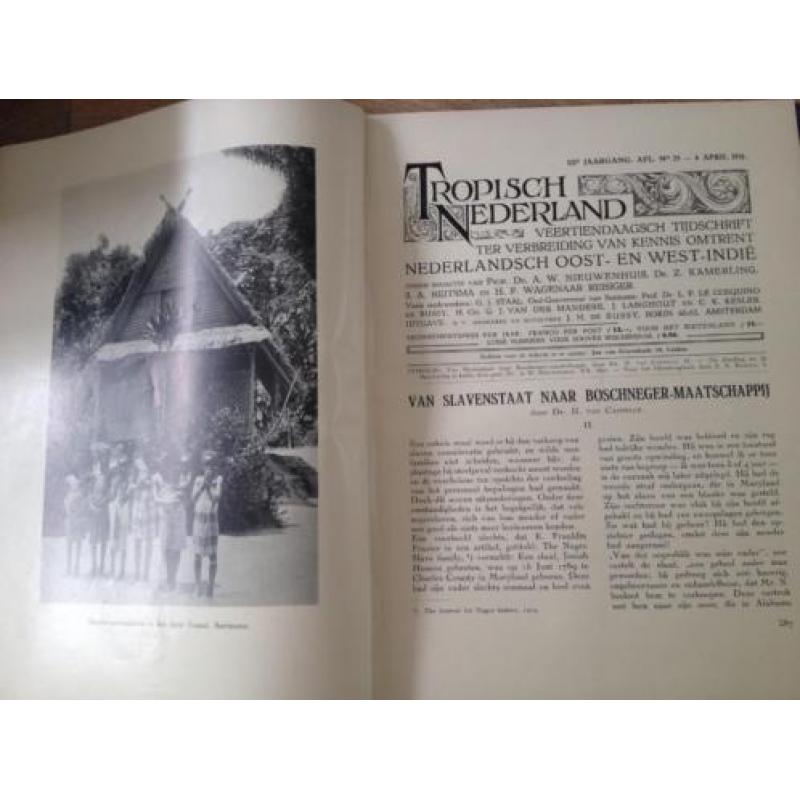 Tropisch Nederland tijdschrift 1930 1931 vele illustraties
