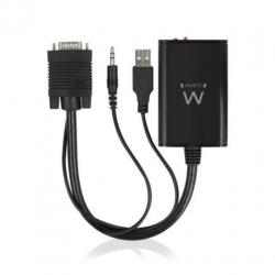 Ewent EW9867 VGA naar HDMI converter met audio