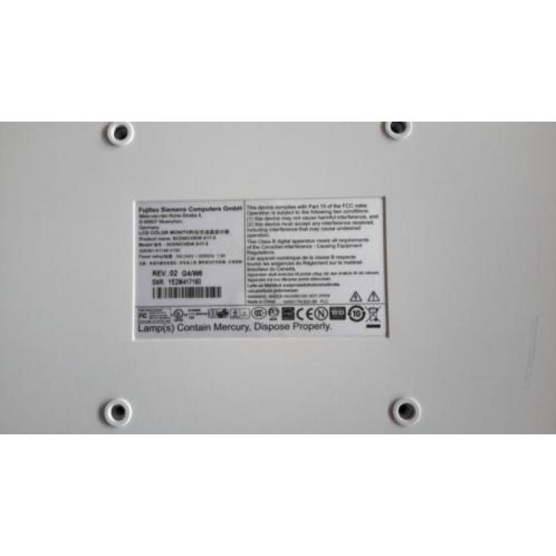Fujitsu Siemens 15 inch computerscherm