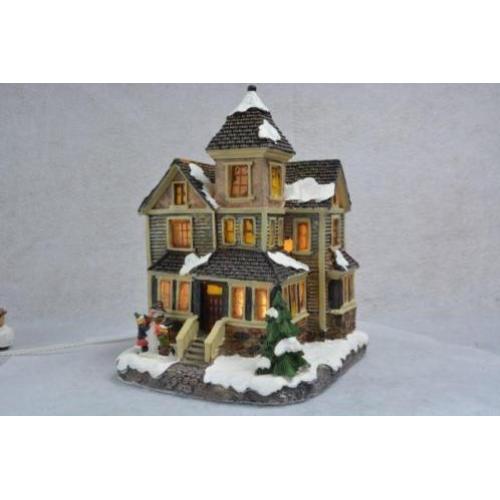 Kerstdorp Kersthuisje met Torentje