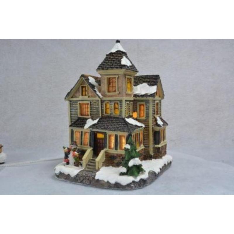 Kerstdorp Kersthuisje met Torentje
