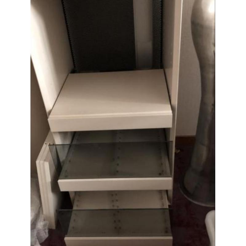 INTERLÜBKE dressoir beige met zwart KOOPJE! MOET WEG!