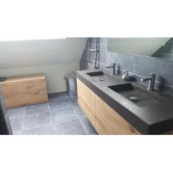 Badmeubel betonlook , naar eigen wens op maat laten maken !