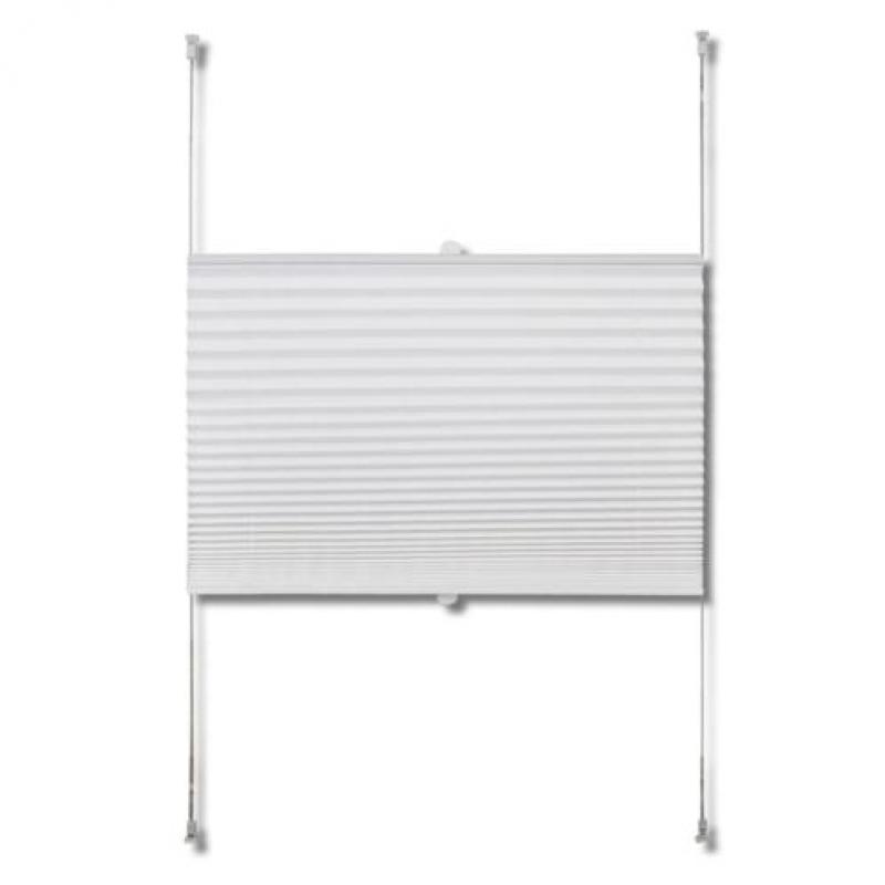 vidaXL Plisséjaloezie 70x150 cm wit