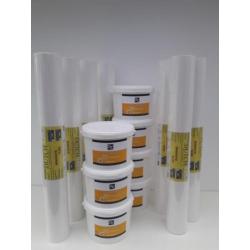 350m2 renovlies behang(glasvezelbehang)160gr + 7 emmers lijm